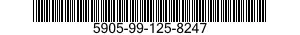 5905-99-125-8247 RESISTOR,FIXED,WIRE WOUND 5905991258247 991258247