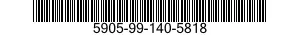 5905-99-140-5818 RESISTOR,FIXED,COMPOSITION 5905991405818 991405818
