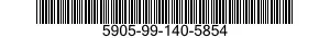 5905-99-140-5854 RESISTOR,FIXED,COMP 5905991405854 991405854