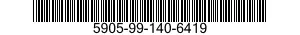 5905-99-140-6419 RESISTOR,FIXED,WIRE WOUND,INDUCTIVE 5905991406419 991406419