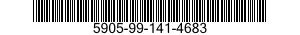 5905-99-141-4683 RESISTOR,FIXED,WIRE WOUND,INDUCTIVE 5905991414683 991414683