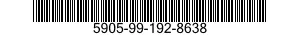 5905-99-192-8638 RESISTOR,FIXED,FILM 5905991928638 991928638