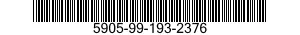 5905-99-193-2376 RESISTOR,FIXED,FILM 5905991932376 991932376