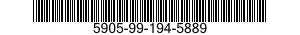 5905-99-194-5889 RESISTOR,FIXED,COMPOSITION 5905991945889 991945889