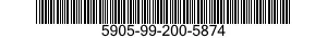 5905-99-200-5874 RESISTOR,FIXED,WIRE WOUND 5905992005874 992005874