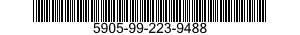 5905-99-223-9488 RESISTOR,VARIABLE,WIRE WOUND,NONPRECISION 5905992239488 992239488