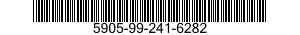 5905-99-241-6282 RESISTOR,VARIABLE,WIRE WOUND,NONPRECISION 5905992416282 992416282