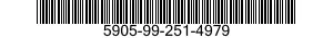 5905-99-251-4979 RESISTOR,FIXED,WIRE WOUND 5905992514979 992514979