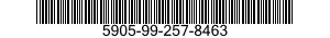 5905-99-257-8463 RESISTOR,FIXED,FILM 5905992578463 992578463
