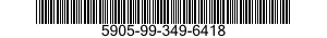 5905-99-349-6418 RESISTOR,VARIABLE 5905993496418 993496418
