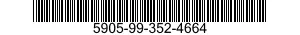 5905-99-352-4664 RESISTOR NETWORK,FIXED,FILM 5905993524664 993524664