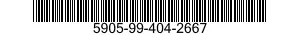 5905-99-404-2667 RESISTOR,FIXED,WIRE WOUND 5905994042667 994042667