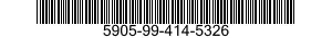 5905-99-414-5326 RESISTOR,VARIABLE 5905994145326 994145326
