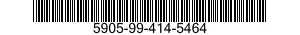 5905-99-414-5464 RESISTOR 5905994145464 994145464