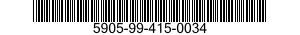 5905-99-415-0034  5905994150034 994150034