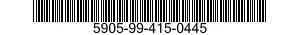 5905-99-415-0445  5905994150445 994150445