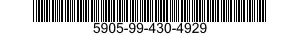 5905-99-430-4929 RESISTOR,VARIABLE,WIRE WOUND,NONPRECISION 5905994304929 994304929
