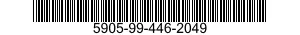 5905-99-446-2049 RESISTOR,FIXED,COMPOSITION 5905994462049 994462049
