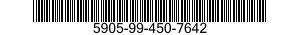 5905-99-450-7642 RESISTOR,FIXED,COMP 5905994507642 994507642