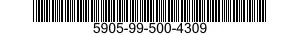 5905-99-500-4309 RESISTOR 5905995004309 995004309