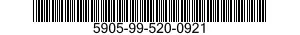 5905-99-520-0921 RESISTOR,FIXED,WIRE 5905995200921 995200921