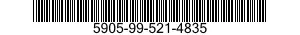 5905-99-521-4835 RESISTOR,ADJUSTABLE 5905995214835 995214835