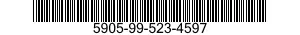 5905-99-523-4597 RESISTOR,FIXED,WIRE 5905995234597 995234597
