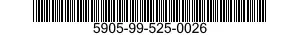 5905-99-525-0026 RESISTOR,VARIABLE 5905995250026 995250026