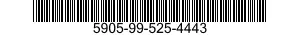5905-99-525-4443 RESISTOR,VARIABLE,NONWIRE WOUND,NONPRECISION 5905995254443 995254443