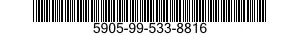 5905-99-533-8816 RESISTOR 5905995338816 995338816