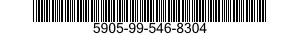 5905-99-546-8304 RESISTOR,FIXED,COMP 5905995468304 995468304