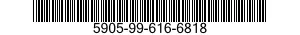 5905-99-616-6818 RESISTOR,FIXED,WIRE WOUND 5905996166818 996166818