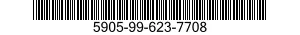 5905-99-623-7708 RESISTOR,FIXED,FILM 5905996237708 996237708