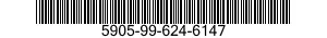 5905-99-624-6147 RESISTOR,FIXED,FILM 5905996246147 996246147