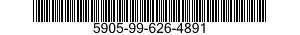 5905-99-626-4891 RESISTOR,FIXED,FILM 5905996264891 996264891