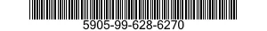 5905-99-628-6270 RESISTOR,FIXED,COMPOSITION 5905996286270 996286270