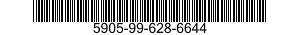 5905-99-628-6644 RESISTOR,VARIABLE,WIRE WOUND,NONPRECISION 5905996286644 996286644