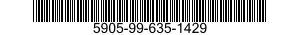 5905-99-635-1429 RESISTOR,FIXED,WIRE WOUND 5905996351429 996351429