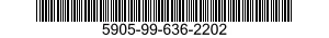 5905-99-636-2202 RESISTOR,FIXED,WIRE WOUND 5905996362202 996362202