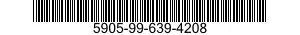 5905-99-639-4208 RESISTOR,FIXED,FILM 5905996394208 996394208