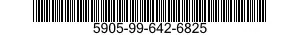 5905-99-642-6825 RESISTOR,FIXED,COMPOSITION 5905996426825 996426825
