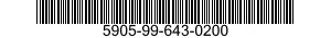 5905-99-643-0200 RESISTOR,VARIABLE 5905996430200 996430200