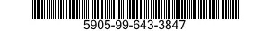 5905-99-643-3847 RESISTOR,VARIABLE 5905996433847 996433847