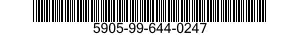 5905-99-644-0247 RESISTOR 5905996440247 996440247