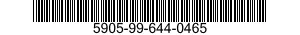 5905-99-644-0465 RESISTOR,FIXED,WIRE 5905996440465 996440465