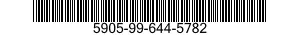 5905-99-644-5782 RESISTOR FIXED COMP 5905996445782 996445782