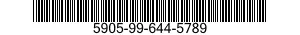 5905-99-644-5789 RESISTOR FIXED COMP 5905996445789 996445789