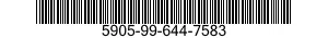 5905-99-644-7583 RESISTOR,FIXED,FILM 5905996447583 996447583