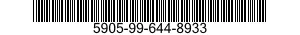5905-99-644-8933 RESISTOR,FIXED 5905996448933 996448933