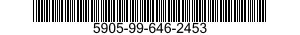 5905-99-646-2453 RESISTOR,FIXED,FILM 5905996462453 996462453